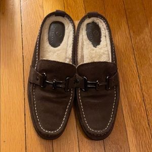 Cole Haan Women’s Shearling & Suede Mules